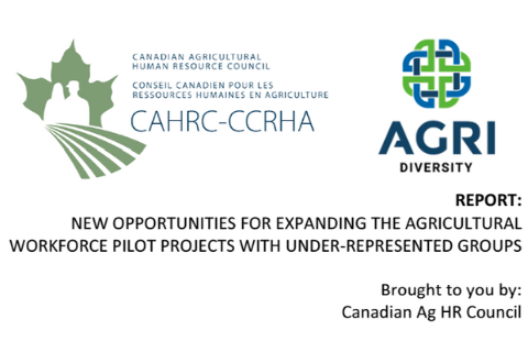 New Opportunities for Expanding the Agricultural Workforce Pilot Projects with Under-represented Groups