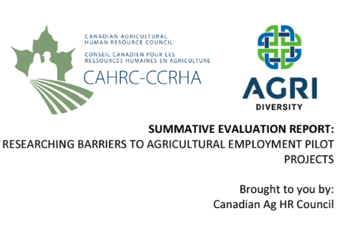 Summative Evaluation Report of the Researching Barriers to Agricultural Employment Pilot Projects