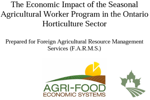Economic Impact of the Seasonal Agricultural Worker Program in the Ontario Horticulture Sector