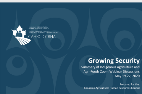 Growing Security: Summary of Agriculture and Agri-foods Zoom Discussions