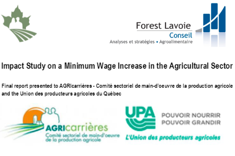 Impact Study on a Minimum Wage Increase in the Agricultural Sector