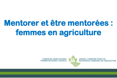 Mentorer et être mentorées : femmes en agriculture
