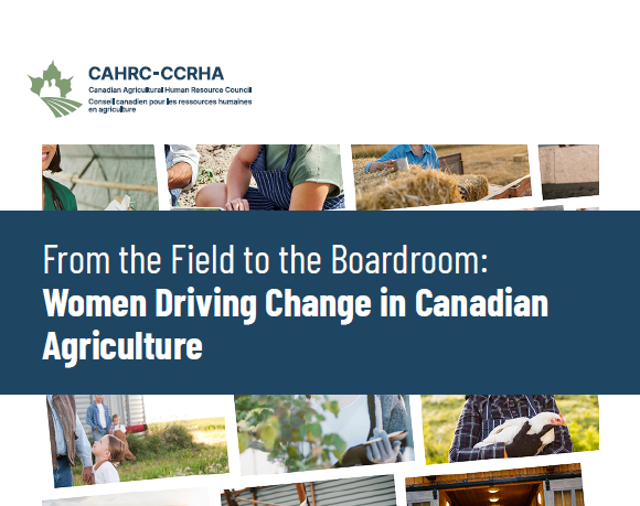 women driving change in Canadian Agriculture 